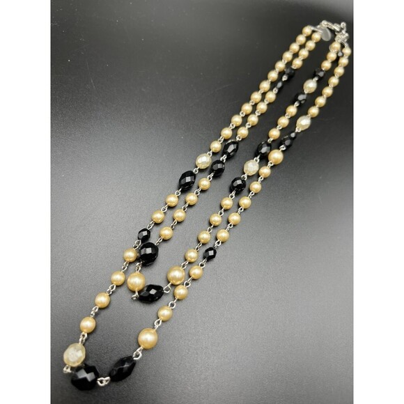 White House Black Market Double-Strand Necklace - Picture 3 of 8